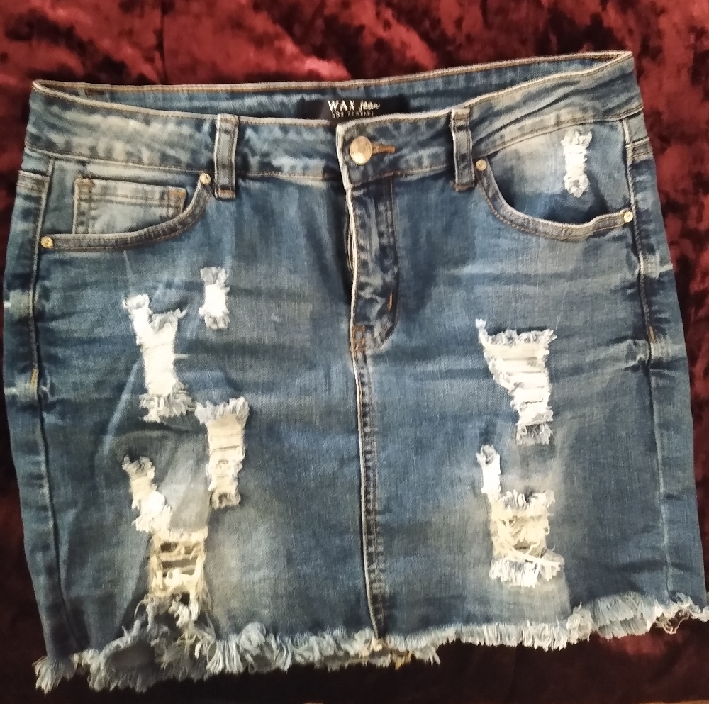 Jean skirt never worn M